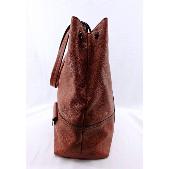 J Crew All Day Tote bag in‎ Brown Leather - Size 13x13x4 - Picture 3 of 7